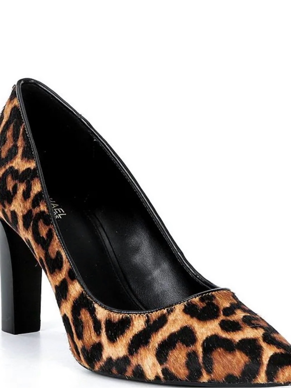 NEW Michael Kors Milly Flex Calf Hair Leopard Pump Shoes 8
